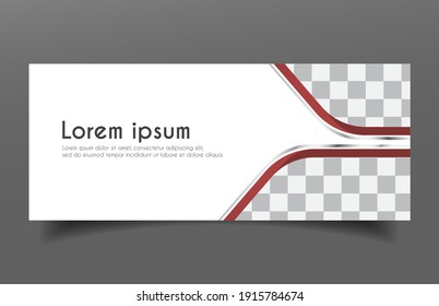 Plantilla de diseño de banners horizontal v3