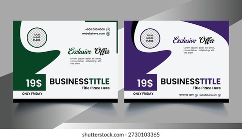 banner design template design idea 