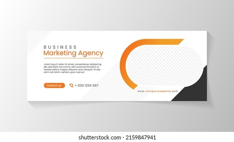 Banner design template with minimalist and simple style design for promotion your product
