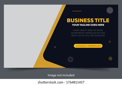 Plantilla de diseño de banners con elementos modernos