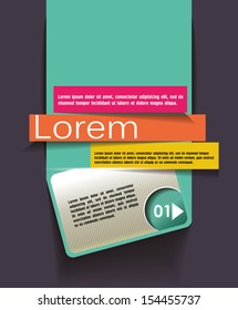 Banner Design template for text