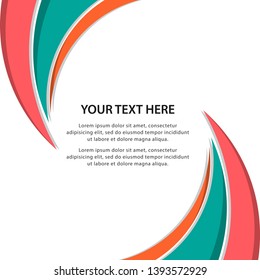 Banner design template. Vector for design advertising, greeting cards or print.