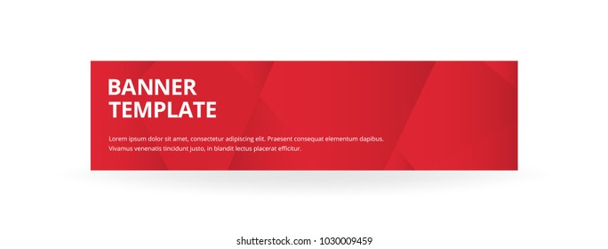 Banner design template vector business banner