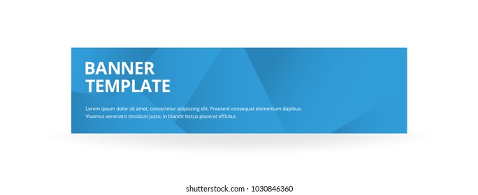 Banner design template vector business banner