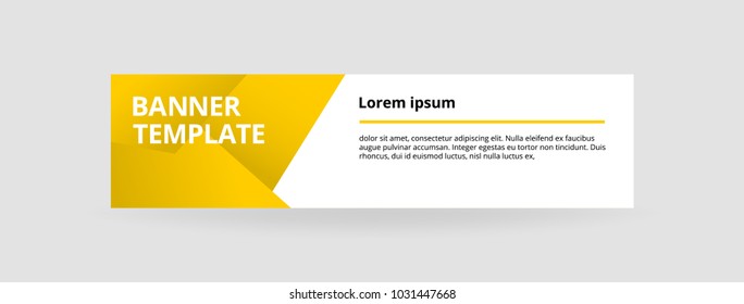 Banner design template vector business banner