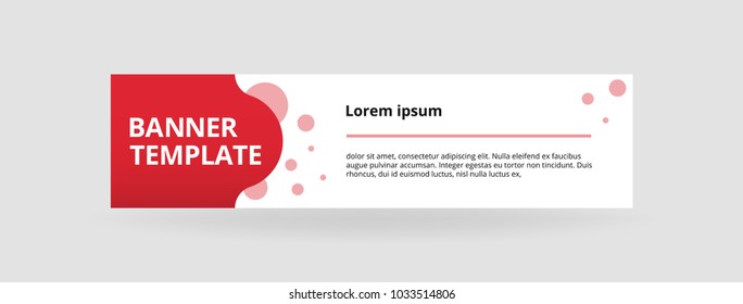 Banner design template vector business banner