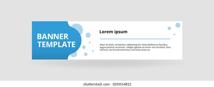 Banner design template vector business banner