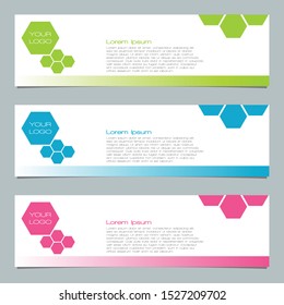 Banner design Template.Minimal Pattern. Abstract Poster. Colorful Geometric Background.  3d Fluid Banner.