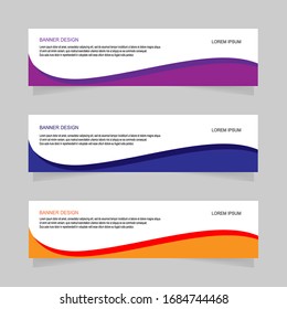 Banner design vector abstract background