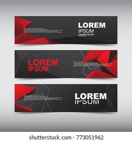 Banner design vector background
