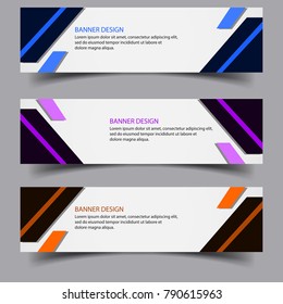 Banner design vector background