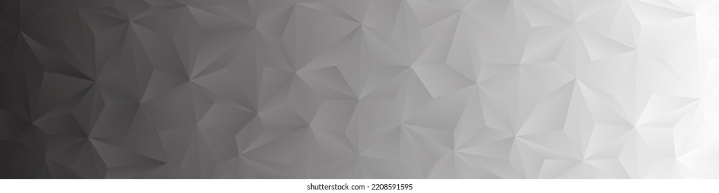 Banner design vector triangle shape background