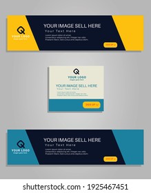 Diseño de banner, Banner Web Diseño gráfico Publicidad. diseño vectorial de banner web.