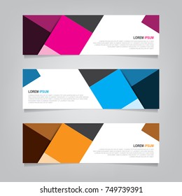 Banner Design.Vector Illustration.Modern Web Template