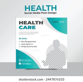 Banner for digital company promotion on social media post template