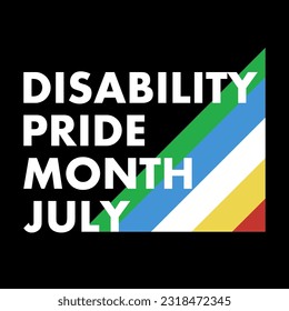 Banner for Disability Pride Month