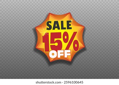 Banner discount up to 15% sale.