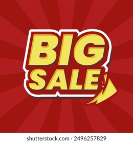 banner, discount, sale, big, poster, offer, advertising, promotion, shop, vector, business, marketing, store, price, label, special, template, design, buy, background, retail, market, deal, big sale