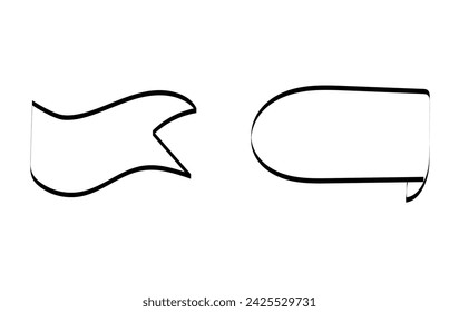 banner. doodle. estilo vintage. patrón. sobre fondo blanco. vector. para la inscripción. líneas negras.	