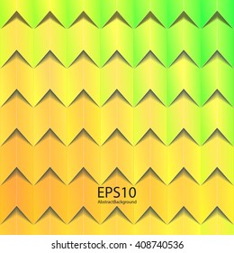 Banner with drop shadows for sample text. Vector illustration. Pattern. 