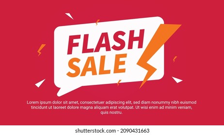 banner editable flash sale discount