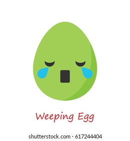 Banner Egg Emotions. Vector illustration.