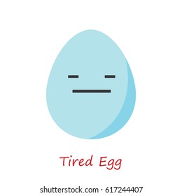 Banner Egg Emotions. Vector illustration.
