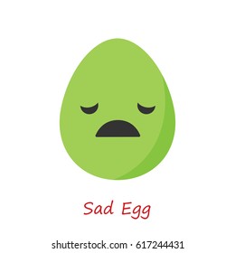 Banner Egg Emotions. Vector illustration.