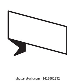 banner empty template design icon vector illustration