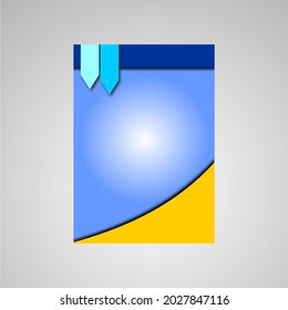 banner envelope graphic simple layout  letter cover 