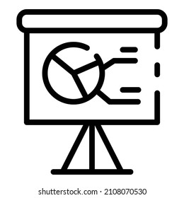 Banneraussage Icon. Rahmenbannerauswertung, Vektorsymbol für Webdesign einzeln auf weißem Hintergrund