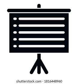 Banner exploration icon. Simple illustration of banner exploration vector icon for web design isolated on white background