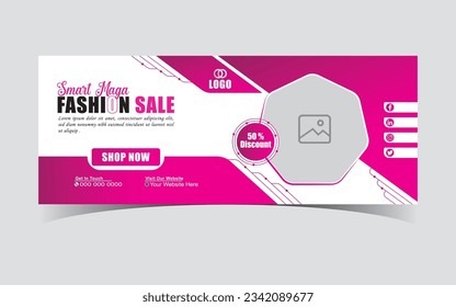 Banner Facebook profileLinkedIn Profilevector designFree downlow