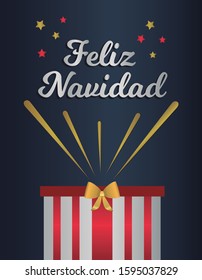 Banner "Feliz Navidad"- Merry Christmas, Festive celebration