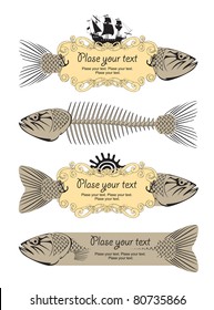 banner with fish