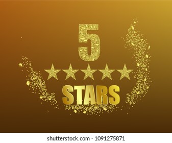 Banner five stars