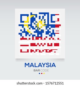 Banner Flag of Malaysia ,Vector illustration