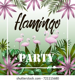 Banner Flamingo Party