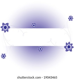 Banner floral background. Please see some similar pictures from my portfolio.
