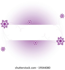 Banner floral background. Please see some similar pictures from my portfolio.