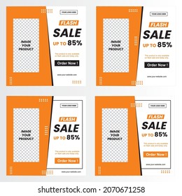 BANNER FLYER FLASH SALE DISCOUNT SOCIAL MEDIA POST
