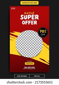 Banner Food Spesial Offer Sale