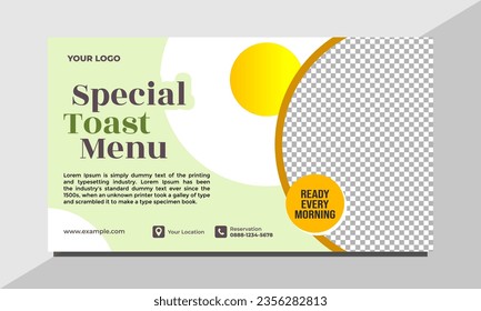 Banner Food Vector Design Template