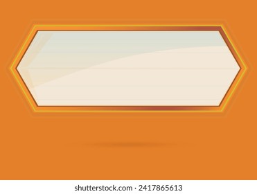 Banner . Futuristic frame boards. Video games concept vector illustration.	
