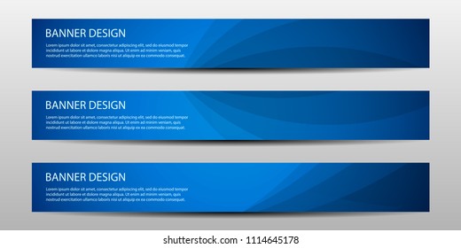 Banner with geometric abstract background. Vector illustration