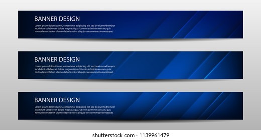 Banner with geometric abstract background. Vector illustration