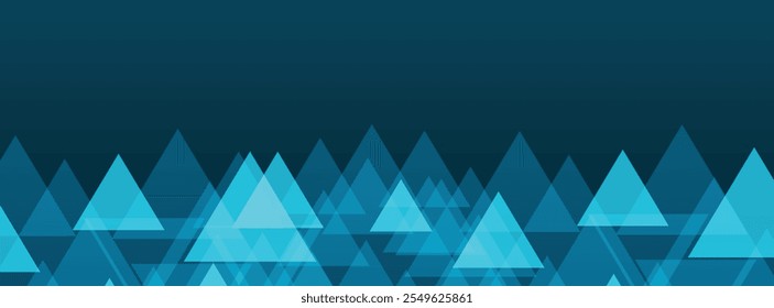 Banner geometric background with basic element