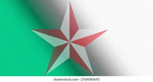 Plano de fundo geométrico do banner. Transparente. Forma do círculo, etc. Resumo. Estilo de Memphis