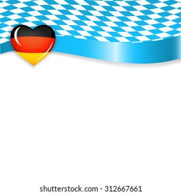 Banner in german and bavarian colors