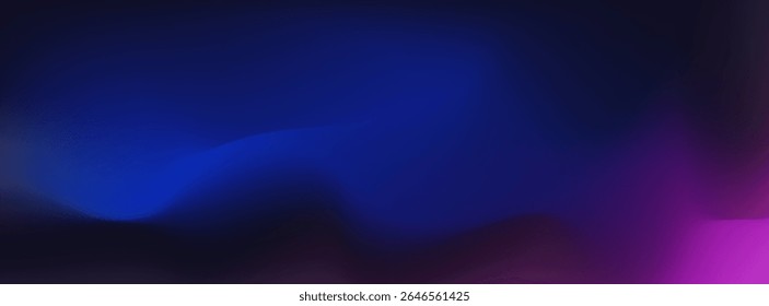 Anuncio gradiente de fondo azul y púrpura colorido diseño simple